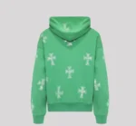 UNKNOWN LONDON Sweaters Cross Rhinestone Zip Up Hoodie 1 150x139
