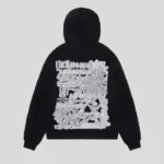 Unknown London Multi Logo Iced Out Hoodie Black 1 150x171