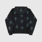 Unknown Stonewashed Rhinestone Hoodie Black 3 150x176