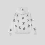 Unknown london Rhinestone Zip Hoodie Grey 1 150x171