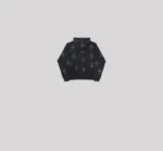 Zip Hoodie Black Purple Crosses Rhinestone 150x139
