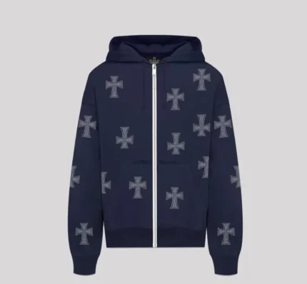 楽天市場】UNKNOWN LONDON Cross Rhinestone Zip Up Hoodie