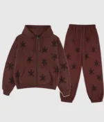 Unknown London Rhinestone Tracksuit Brown 1